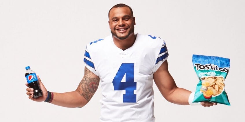 Dak Prescott is Mr Pepsi