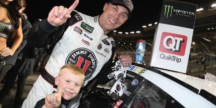 Kevin Harvick and son