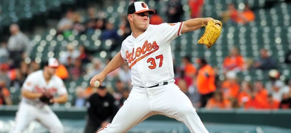 Dylan Bundy Orioles starter versus the Jays