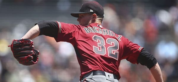 Clay Buchholz DBacks starting pitcher today against the Dodgers
