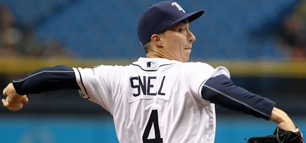 Blake Snell starting pitcher today against the Yankees