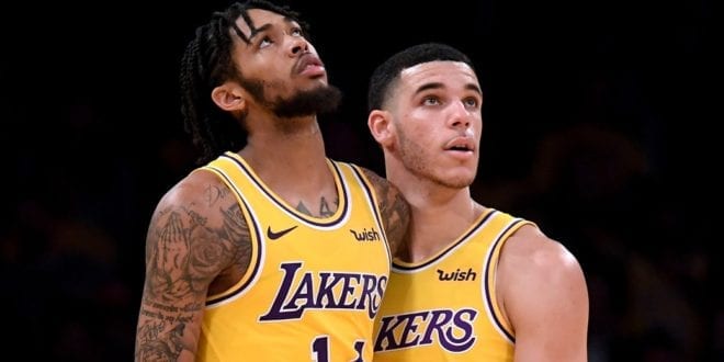 Brandon Ingram and Lonzo Lakers Brandon Ingram and Lonzo Lakers