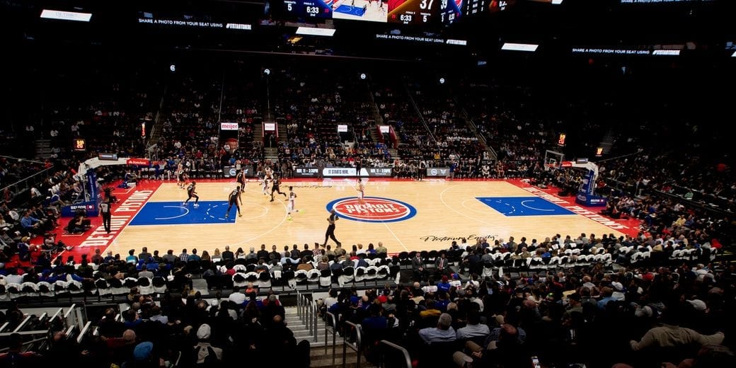 Detroit Pistons Court