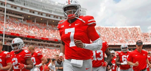 Dwayne Haskins Ohio State QB versus Maryland in Week 12