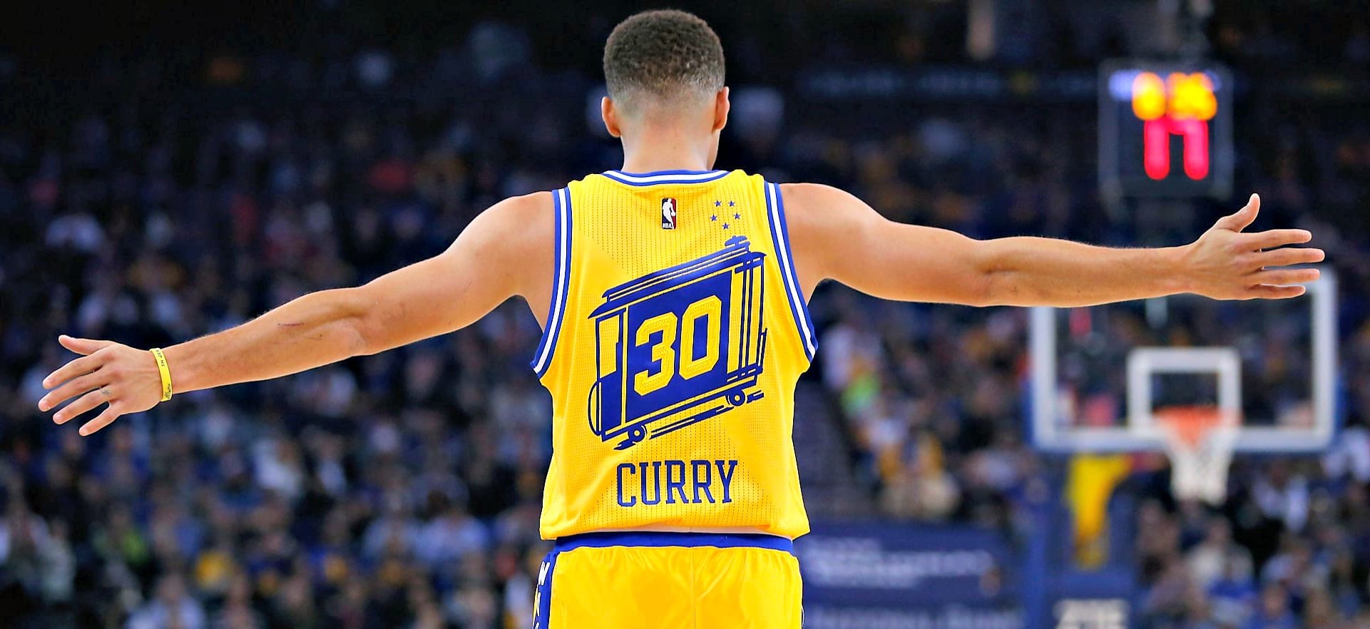 Curry's back