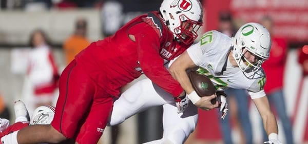 Justin Herberst Oregon Ducks QB in the Redbox Bowl