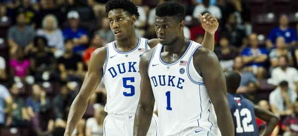 RJ and Zion Williamson Duke