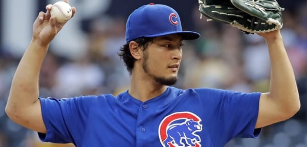 Yu Darvish Cubs Starter tonight versus the Brewers