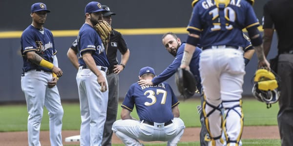 Adrain Houser Brewers Starting Pitcher