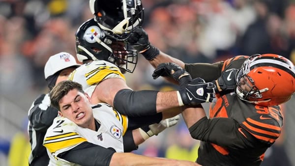 Steelers Mason Rudolph vs. Browns Miles Garrett