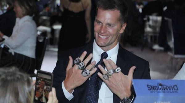 Tom Brady Six Super Bowl Rings