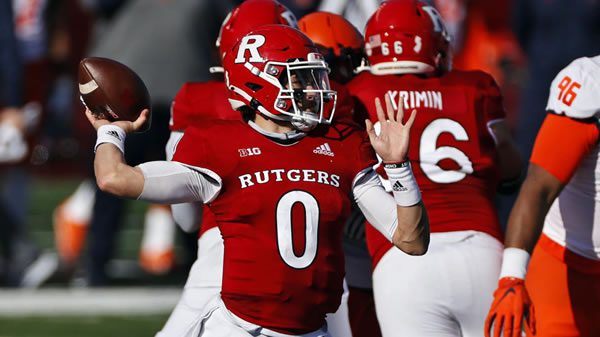 Noah Vedral QB Rutgers