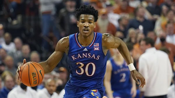 Ochai Agbaji Kansas Jayhawks