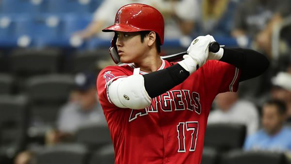 Shohei Ohtani LA Angels at bat