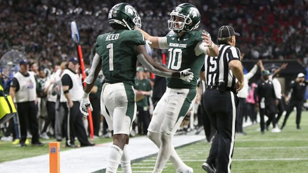 WR Reed & QB Thorne MSU