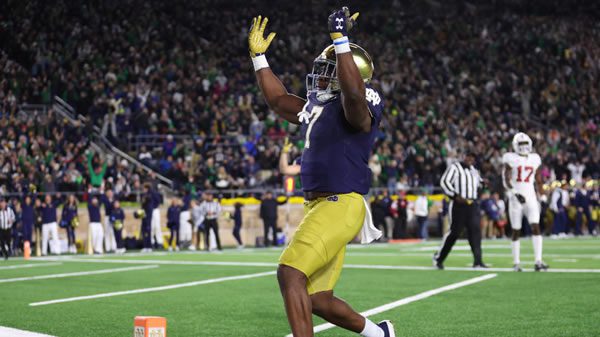 Audric Estime Notre Dame RB