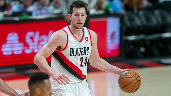 Trail Blazers vs. Pelicans Drew Eubanks Portland Trail Blazers